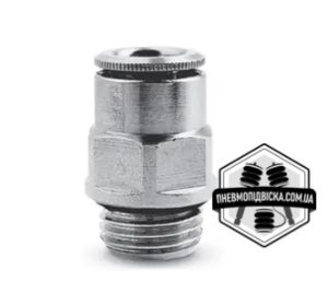 Фітинг цанговий прямий із зовнішнім різьбленням CAMOZZI 6512