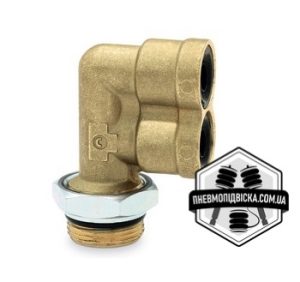 Фітинг трійник з зовнішнім метричним різьбленням CAMOZZI 9402