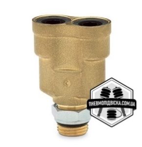 Фітинг трійник з зовнішнім метричним різьбленням CAMOZZI 9450