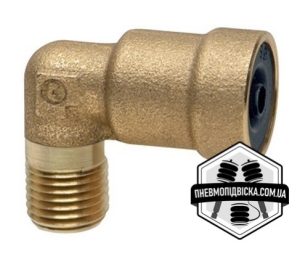 Фітинг кутовий з зовнішнім метричним різьбленням CAMOZZI 9500