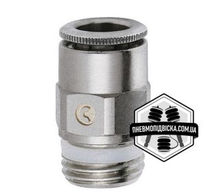 Фітинг цанговий прямий із зовнішнім різьбленням CAMOZZI S6510