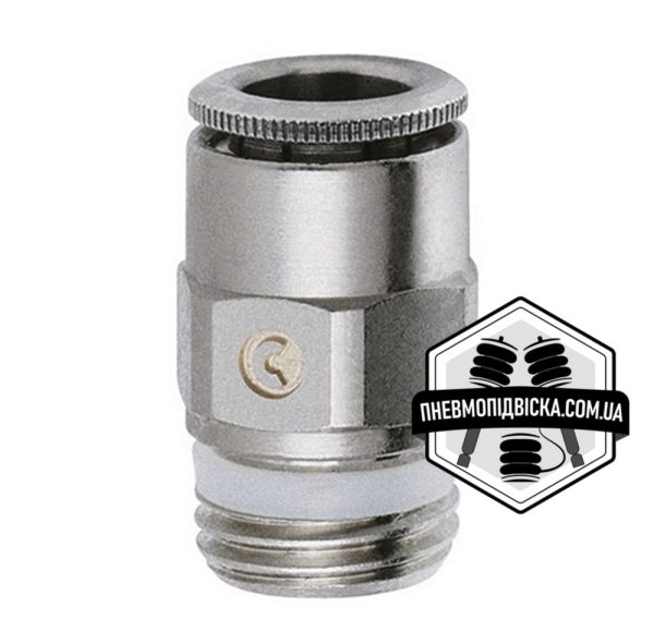 Фітинг цанговий прямий із зовнішнім різьбленням CAMOZZI S6510