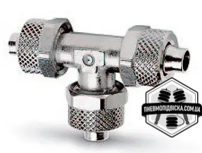 Штуцер трійник з'єднувач CAMOZZI 1540