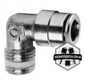 Фітинг цанговий кутовий із зовнішнім різьбленням CAMOZZI S6500