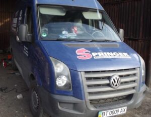 Пневмопідвіска на Volkswagen Crafter 2007р pnevmopidviska.com.ua.