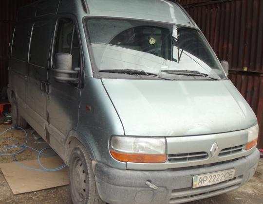 Пневмопідвіска на Renault Master 2 pnevmopidviska.com.ua